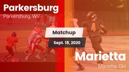Matchup: Parkersburg vs. Marietta  2020