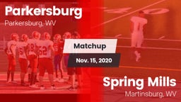 Matchup: Parkersburg vs. Spring Mills  2020