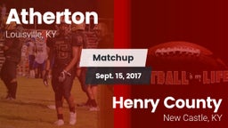 Matchup: Atherton vs. Henry County  2017