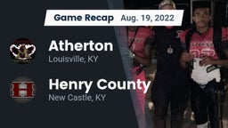 Recap: Atherton  vs. Henry County  2022