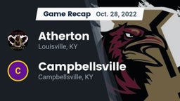 Recap: Atherton  vs. Campbellsville  2022