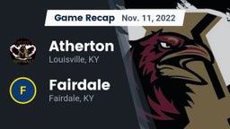 Recap: Atherton  vs. Fairdale  2022