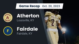 Recap: Atherton  vs. Fairdale  2023