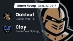 Recap: Oakleaf  vs. Clay  2017