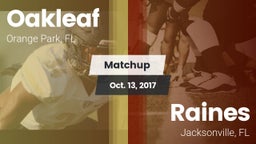 Matchup: Oakleaf  vs. Raines  2017