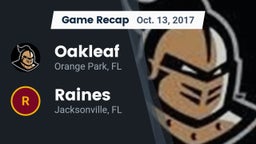 Recap: Oakleaf  vs. Raines  2017