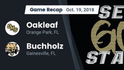 Recap: Oakleaf  vs. Buchholz  2018