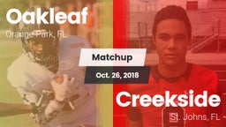 Matchup: Oakleaf  vs. Creekside  2018