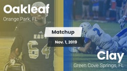 Matchup: Oakleaf  vs. Clay  2019