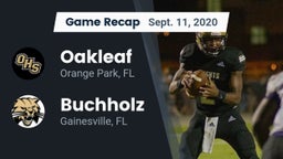 Recap: Oakleaf  vs. Buchholz  2020