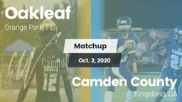 Matchup: Oakleaf  vs. Camden County  2020
