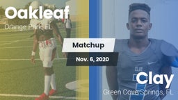 Matchup: Oakleaf  vs. Clay  2020