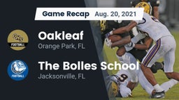 Recap: Oakleaf  vs. The Bolles School 2021