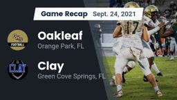 Recap: Oakleaf  vs. Clay  2021