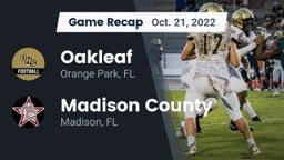 Recap: Oakleaf  vs. Madison County  2022