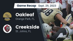 Recap: Oakleaf  vs. Creekside  2023