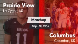 Matchup: Prairie View vs. Columbus  2016