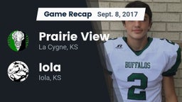 Recap: Prairie View  vs. Iola  2017