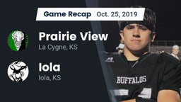 Recap: Prairie View  vs. Iola  2019