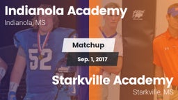 Matchup: Indianola Academy vs. Starkville Academy  2017