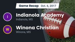 Recap: Indianola Academy  vs. Winona Christian  2017
