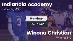 Matchup: Indianola Academy vs. Winona Christian  2018