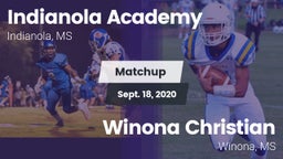Matchup: Indianola Academy vs. Winona Christian  2020