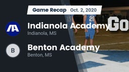 Recap: Indianola Academy  vs. Benton Academy  2020