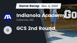 Recap: Indianola Academy  vs. GCS 2nd Round 2020