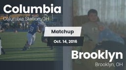 Matchup: Columbia  vs. Brooklyn  2016