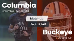 Matchup: Columbia  vs. Buckeye  2017