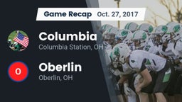 Recap: Columbia  vs. Oberlin  2017