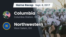 Recap: Columbia  vs. Northwestern  2017