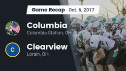 Recap: Columbia  vs. Clearview  2017