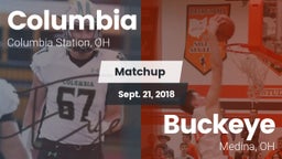 Matchup: Columbia  vs. Buckeye  2018