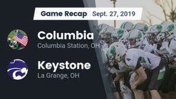 Recap: Columbia  vs. Keystone  2019