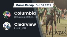 Recap: Columbia  vs. Clearview  2019
