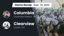 Recap: Columbia  vs. Clearview  2020