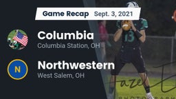 Recap: Columbia  vs. Northwestern  2021