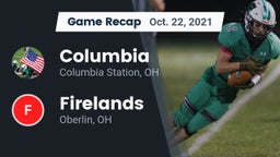 Recap: Columbia  vs. Firelands  2021