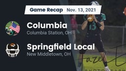 Recap: Columbia  vs. Springfield Local  2021