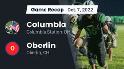 Recap: Columbia  vs. Oberlin  2022