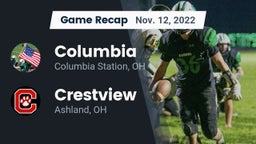 Recap: Columbia  vs. Crestview  2022