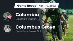 Recap: Columbia  vs. Columbus Grove  2022