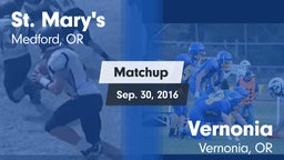 Matchup: St. Mary's vs. Vernonia  2016