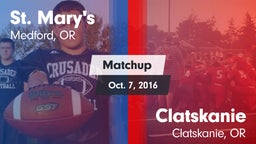 Matchup: St. Mary's vs. Clatskanie  2016