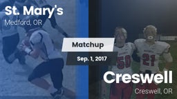 Matchup: St. Mary's vs. Creswell  2017