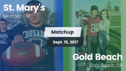 Matchup: St. Mary's vs. Gold Beach  2017