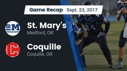 Recap: St. Mary's  vs. Coquille  2017