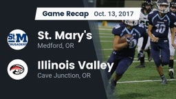 Recap: St. Mary's  vs. Illinois Valley  2017